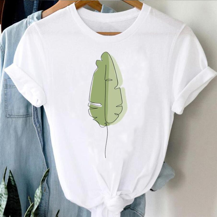 Women's Printed Cartoon Casual T-shirt