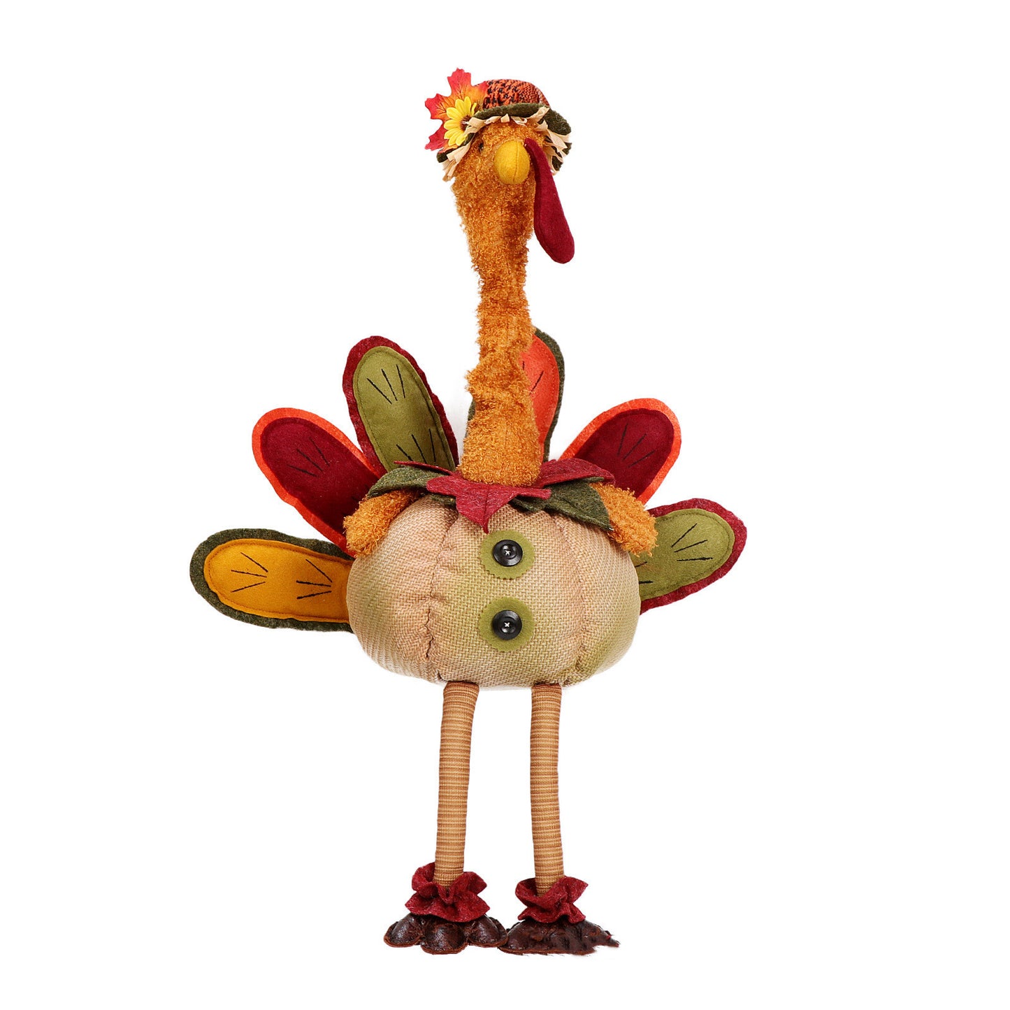 Thanksgiving Turkey Doll Retractable Ornament Decoration