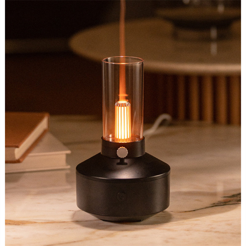 Retro Light Aroma Diffuser Essential Oil LED Light Filament Night Light Air Humidifier For Home