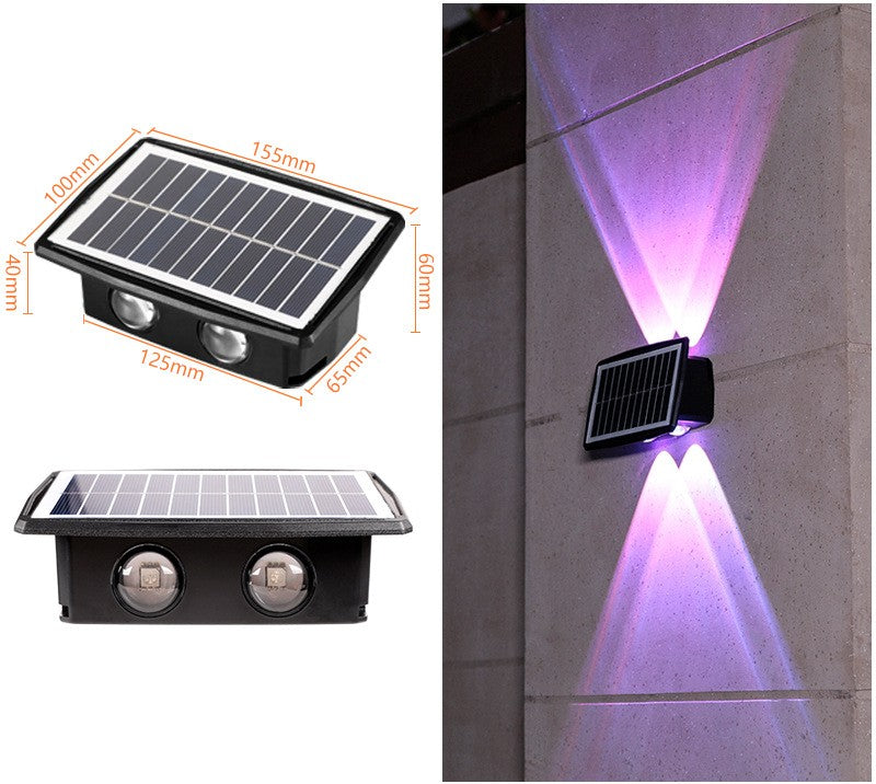 Impermeabilización de luces solares de pared para exteriores