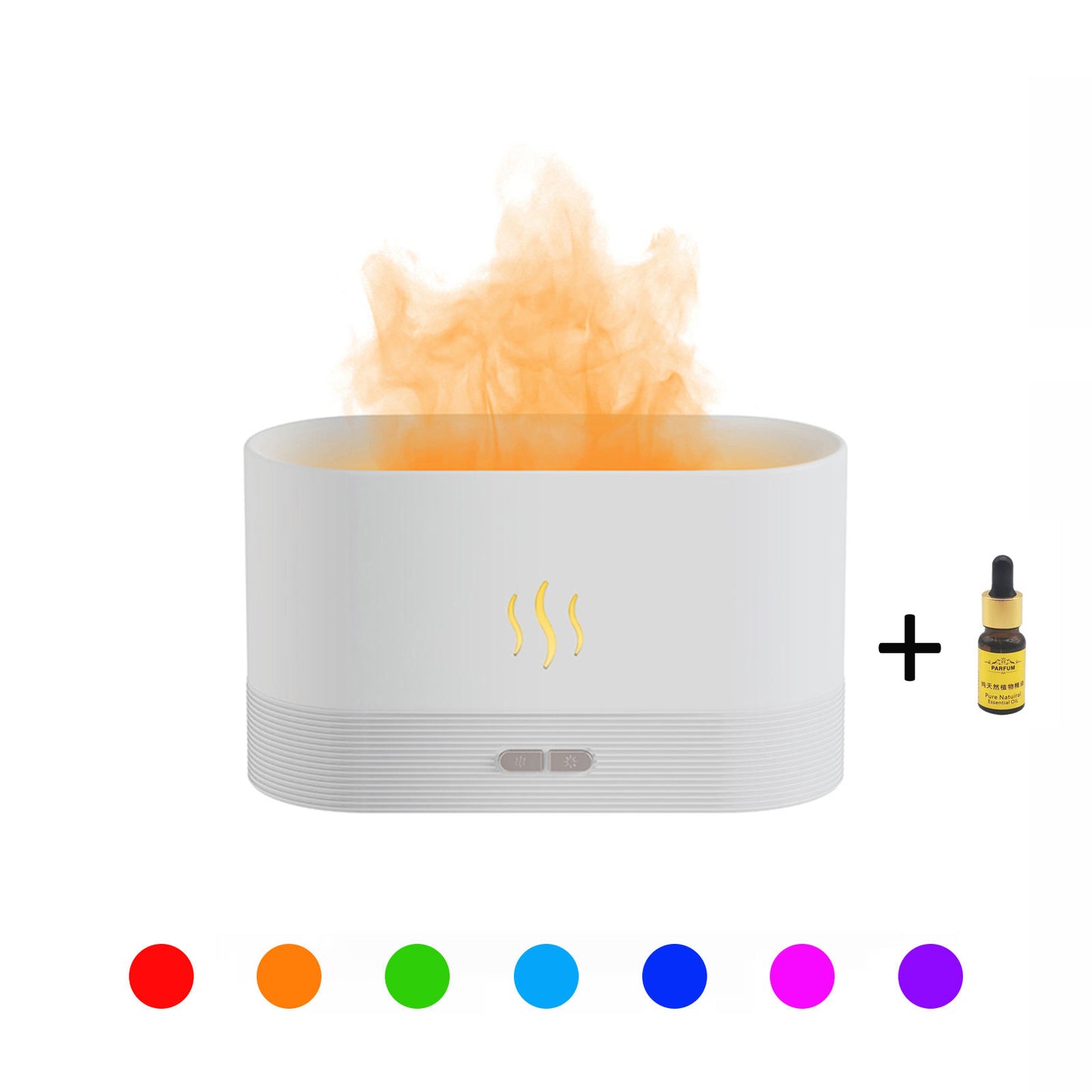 Humidificador de llama ultrasónico USB, difusor de Aroma de llama de fuego de aceite esencial colorido Led RGB, superventas, 2022