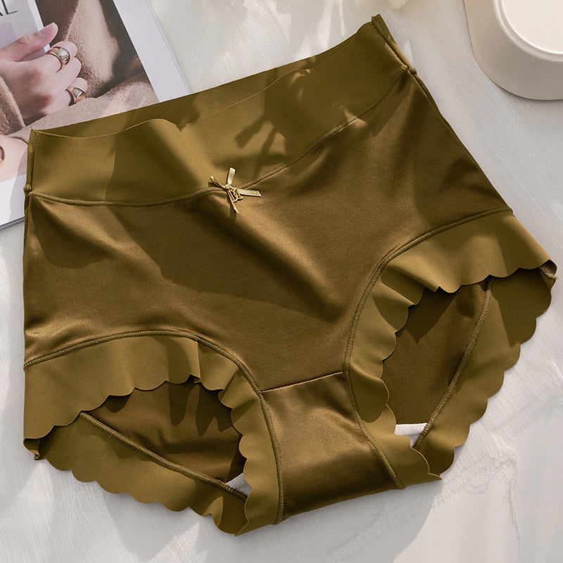 Satin Seamless Ice Silk Underwear