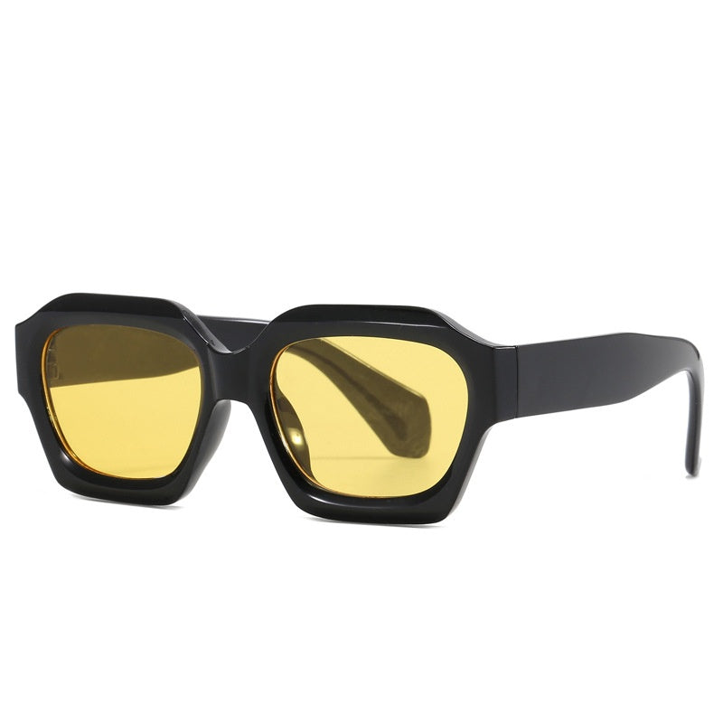 Trend Street Snap Polygon Glasses Korean Retro Outdoor Sun-resistant Sunglasses Men