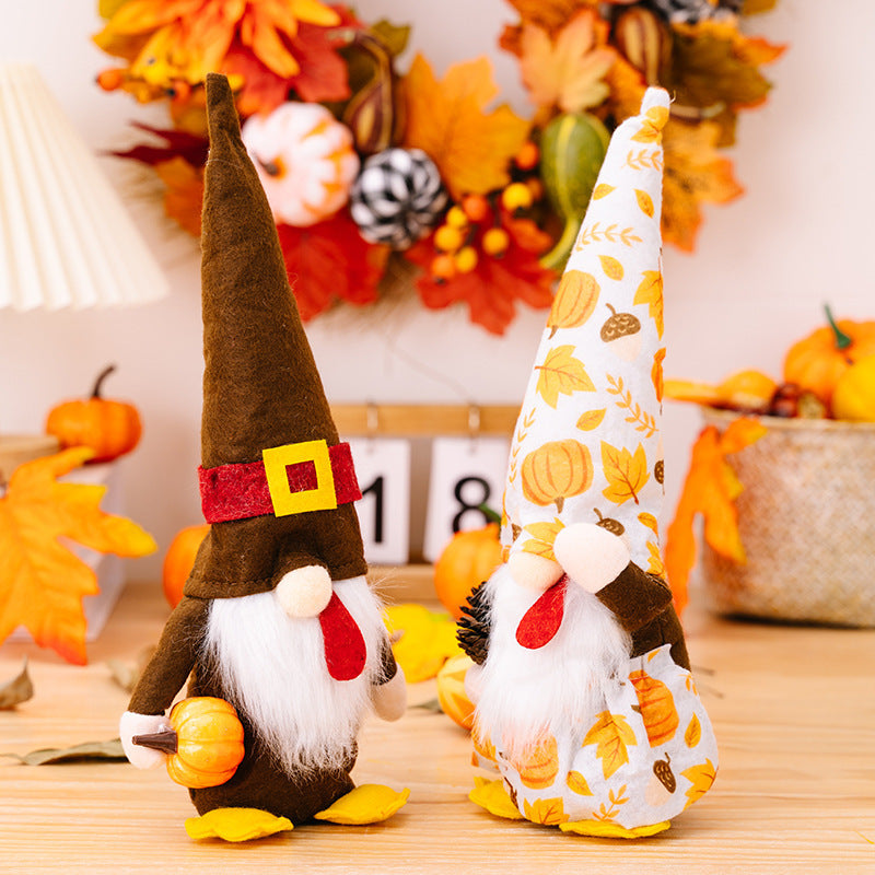 Creative Thanksgiving Fabric Decoration Harvest Festival Doll