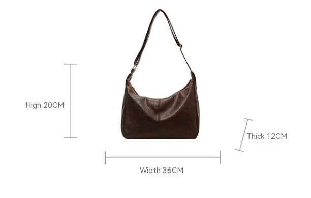 Bolso de hombro de ocio simple para mujer de gran capacidad y todo fósforo