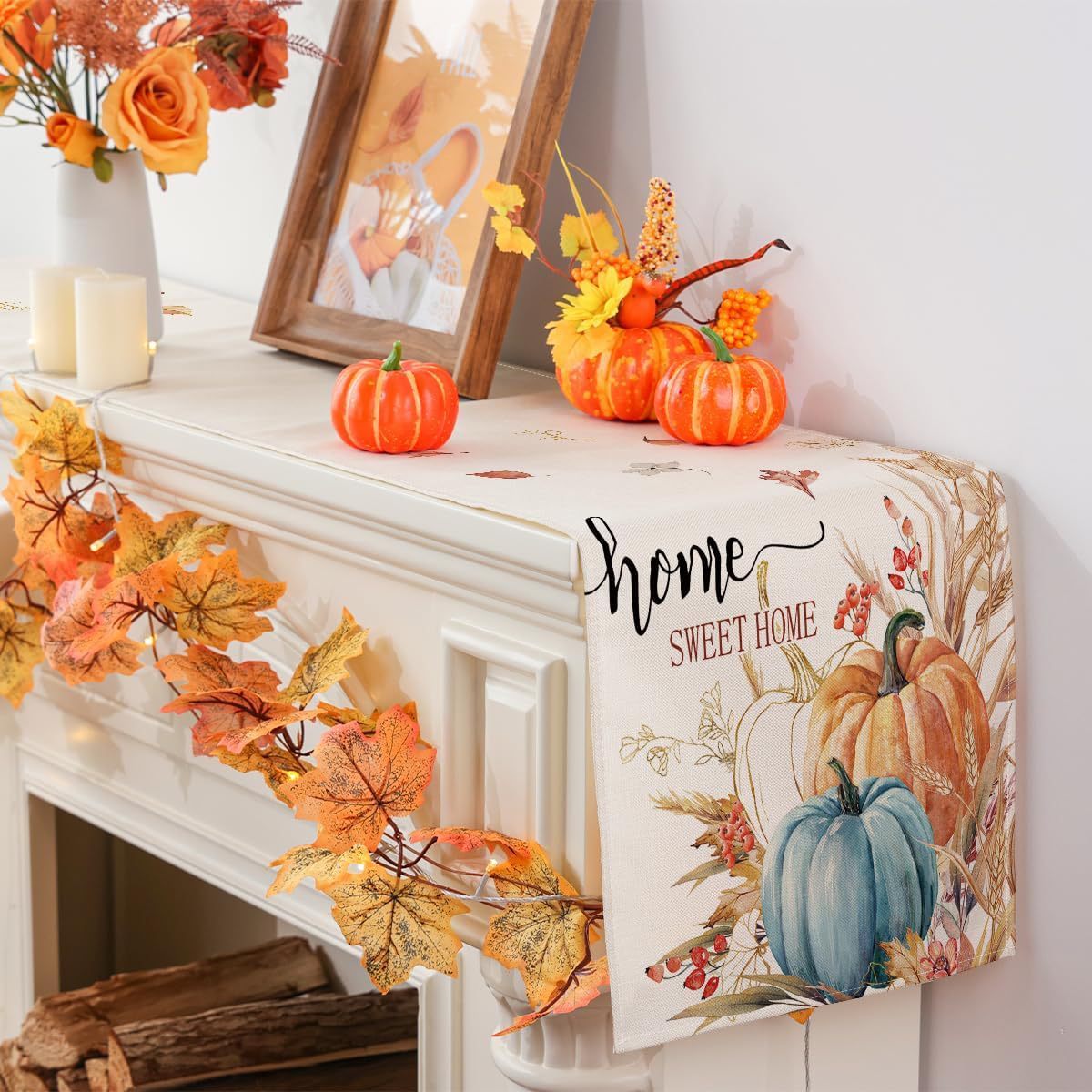 Autumn Thanksgiving Atmosphere Decorative Table Cloth