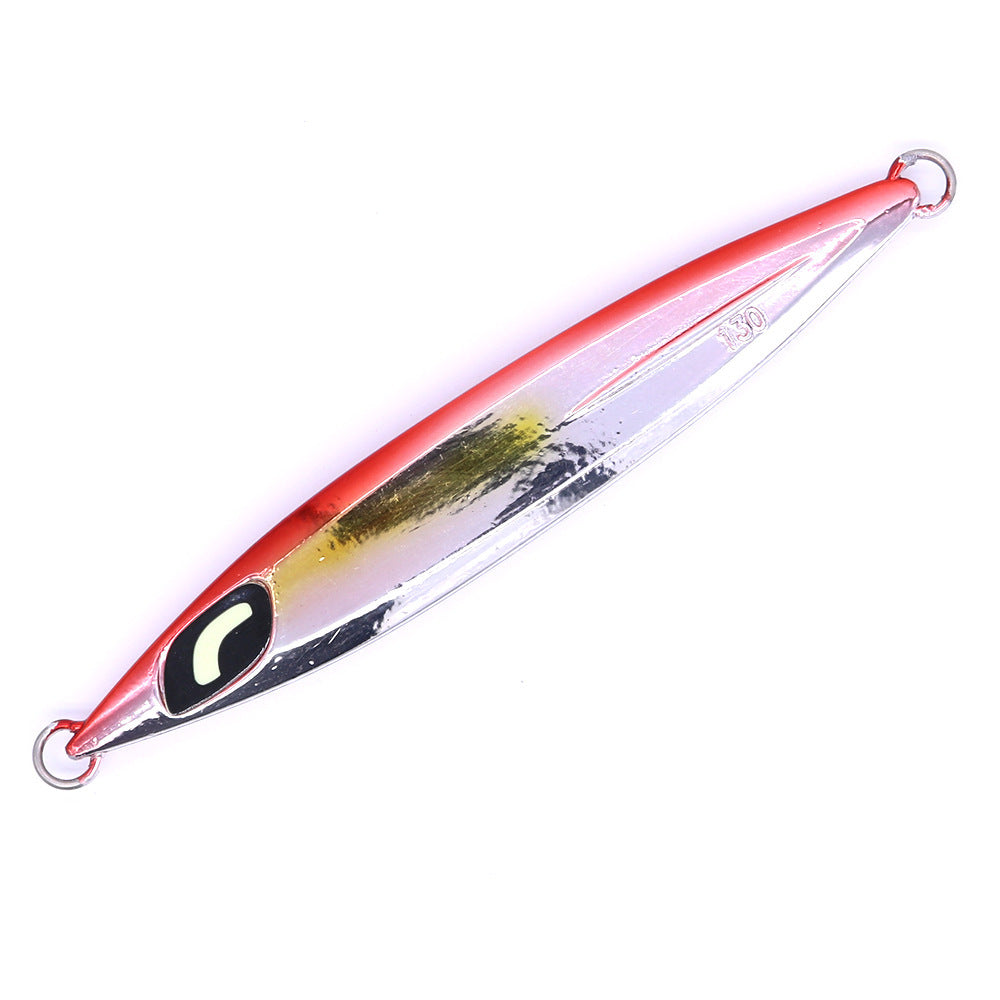 CASTFUN 130g 160g Luminous Eye Deep-sea Boat Lead Fishing Lure Iron Plate Road Sub-bait Bionic Bait