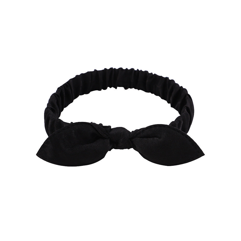 All-match Satin Headband With Wide Side Hair And Headband