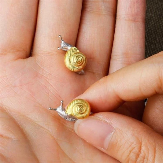 Pendientes con forma de caracol, paquete de un par de personalidad