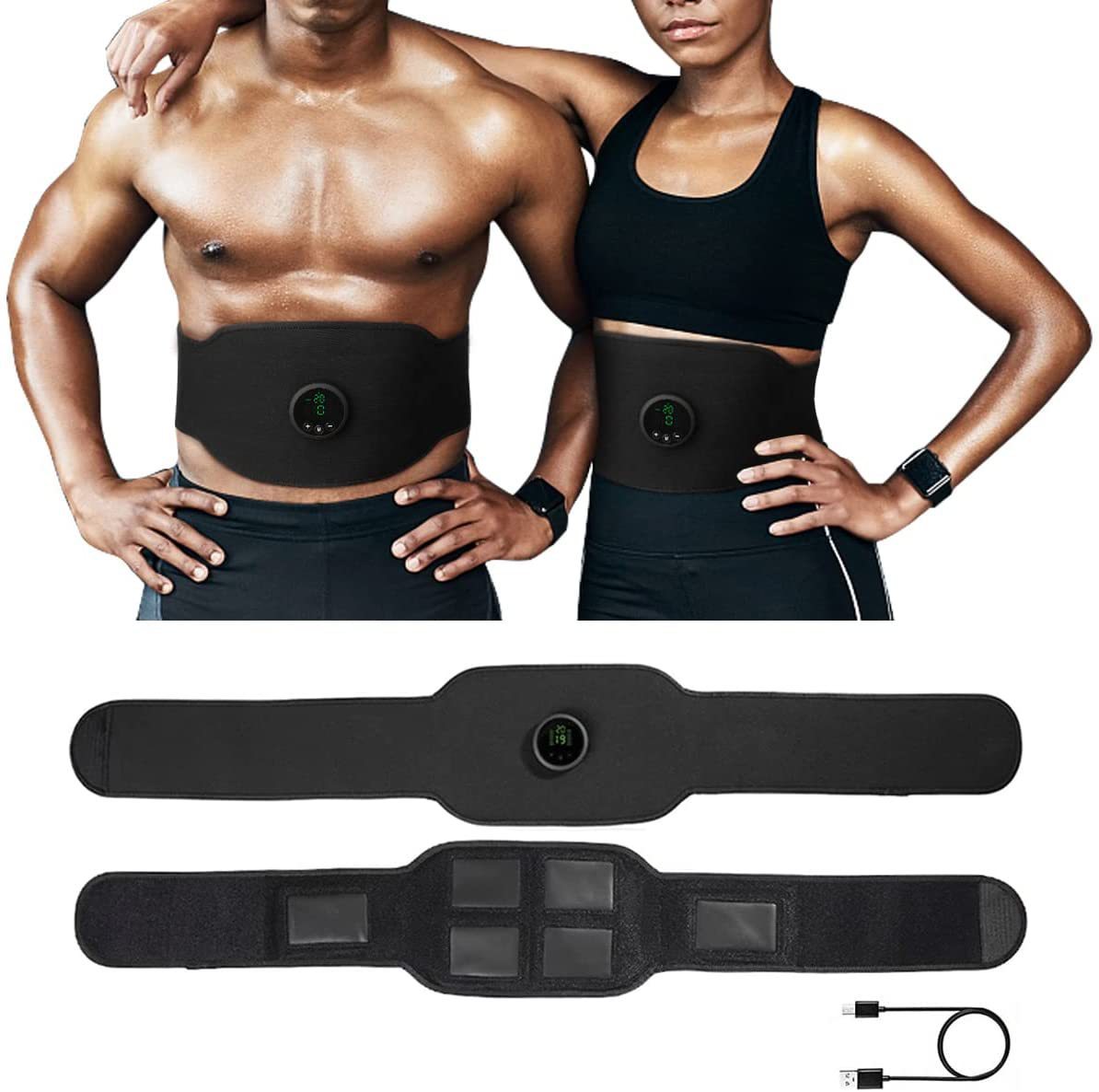 Washed Cloth Lazy Home Fitness Belt Abdominal Fitness Device