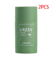 Mascarilla limpiadora de té verde, barra de arcilla, Control de aceite, blanqueamiento antiacné, mascarilla de algas marinas, cuidado de la piel