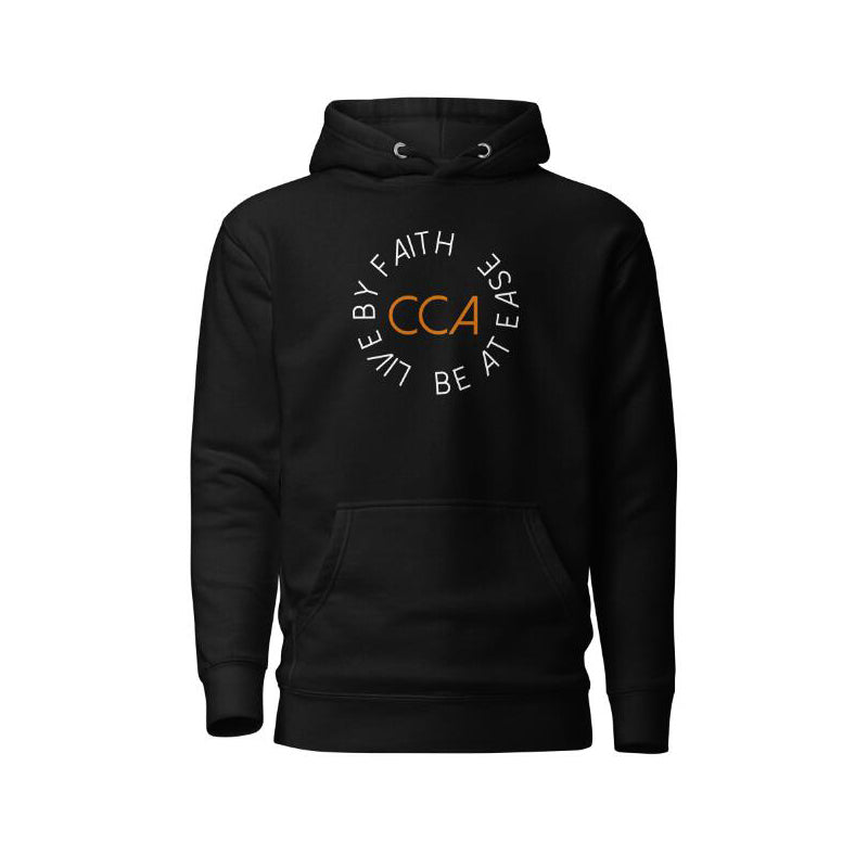 European And American Letter Print Cca Hoodie