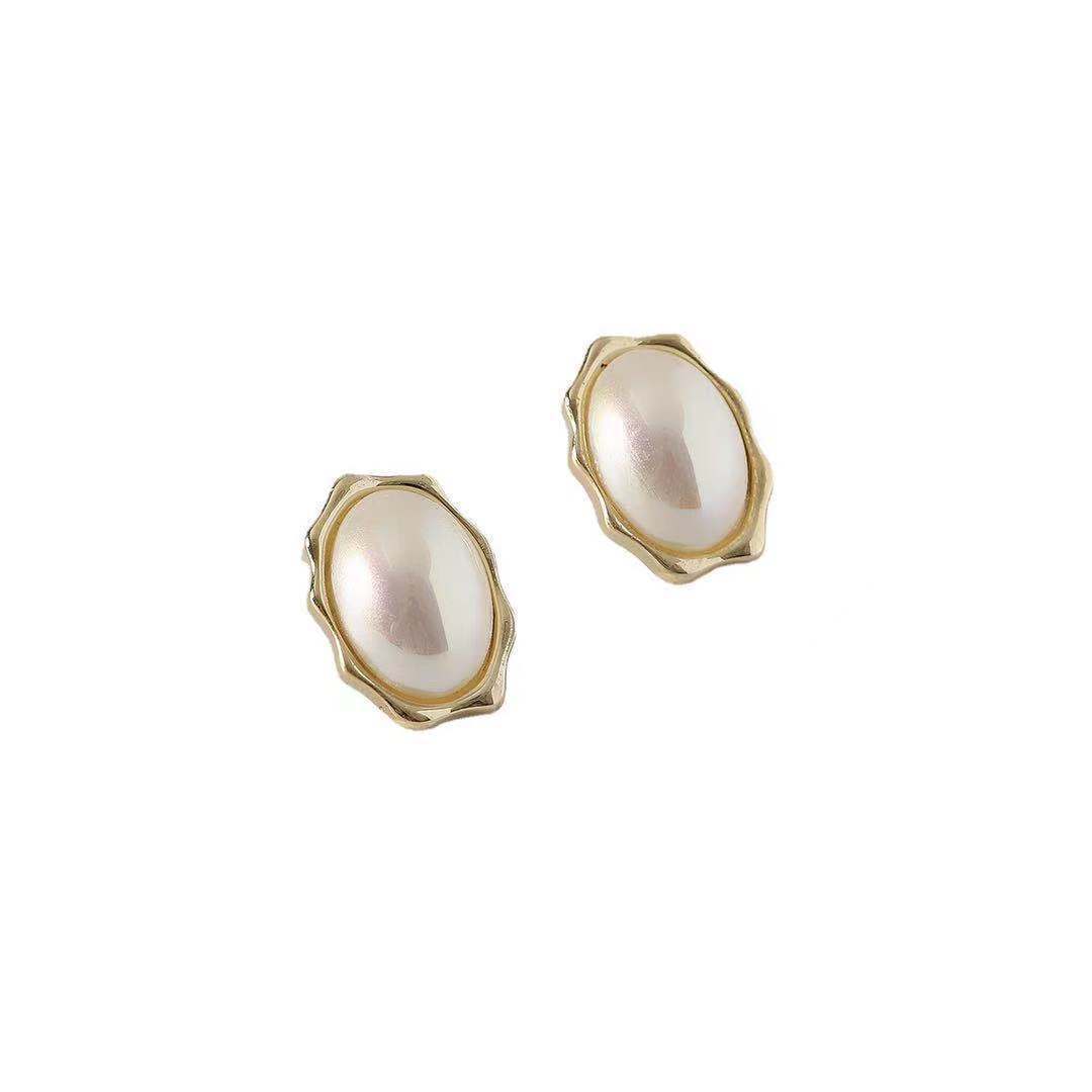 Korean Style Ins Compact And Versatile Imitation Shell Color Pearls