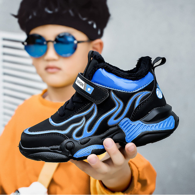 Children's Basketball Shoes Korean Sports Shoes Boys' Shoes