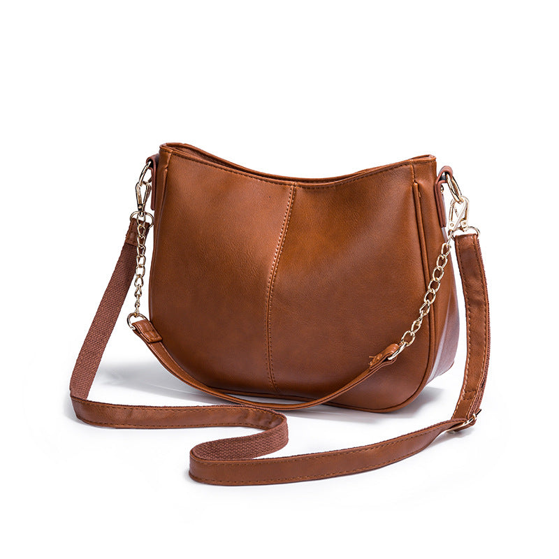 Bolso bandolera de hombro de moda simple para mujer