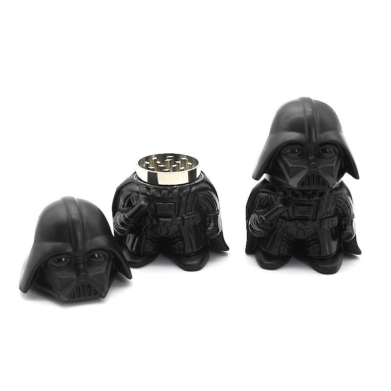 Newest Star Wars Black Warrior Darth Vader Stormtrooper toy Metal Zinc Alloy Herb Weed Grinder  Spice Crusher Accessories