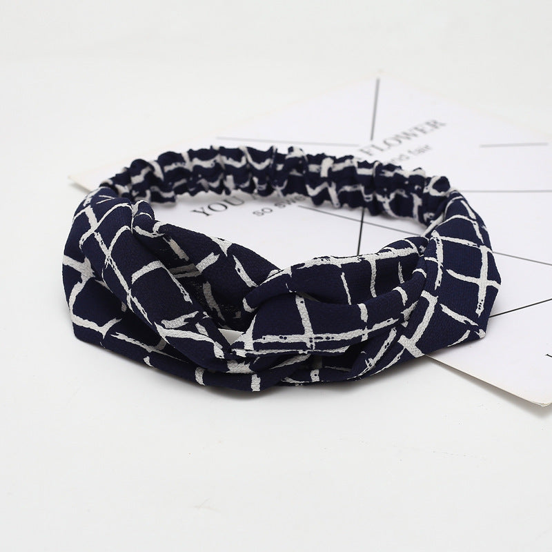 Chiffon silk headband ladies headband