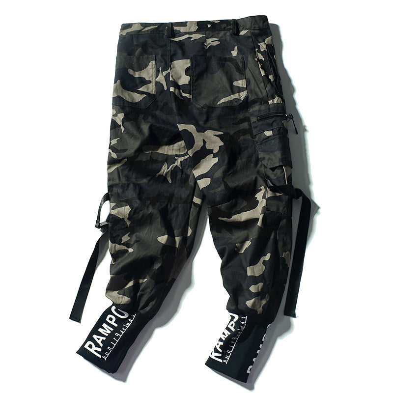 Summer men's camouflage overalls