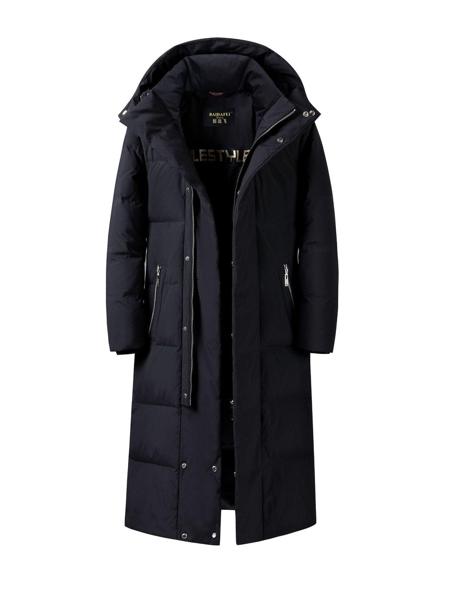 Down Jacket Men's Mid-length Couple Style