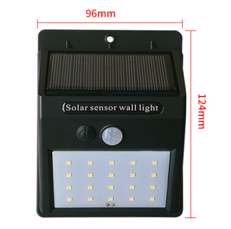 Luz del sensor solar