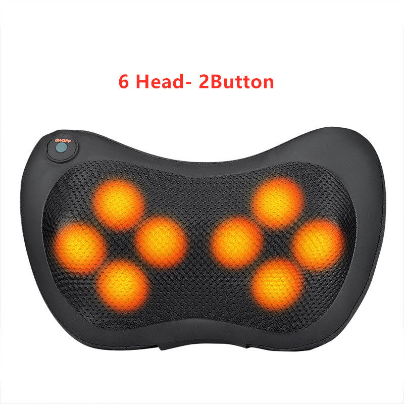 Neck Massager Home Car Neck Cervical Massage Electric Multifunctional Massage Pillow Waist Back Relaxation Device