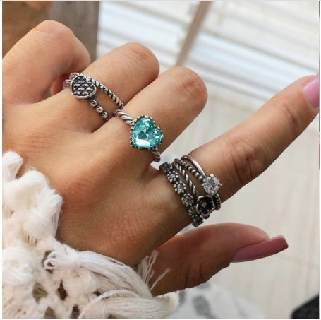 Diamond set ring jewelry