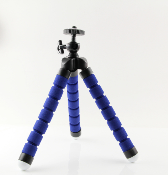 Compatible con Apple, teléfono móvil Mini trípode Pulpo Flexible Soporte para Smartphone Soporte de Clip Estabilizador de Montaje Agarre de vídeo Monopie Mesa Gorillapod