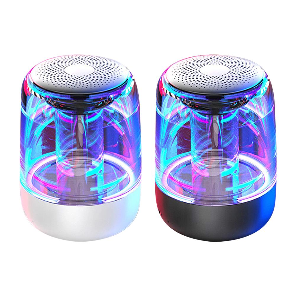 Altavoces portátiles Columna Bluetooth Altavoz inalámbrico Bluetooth Radio de graves potente con luz LED de color variable