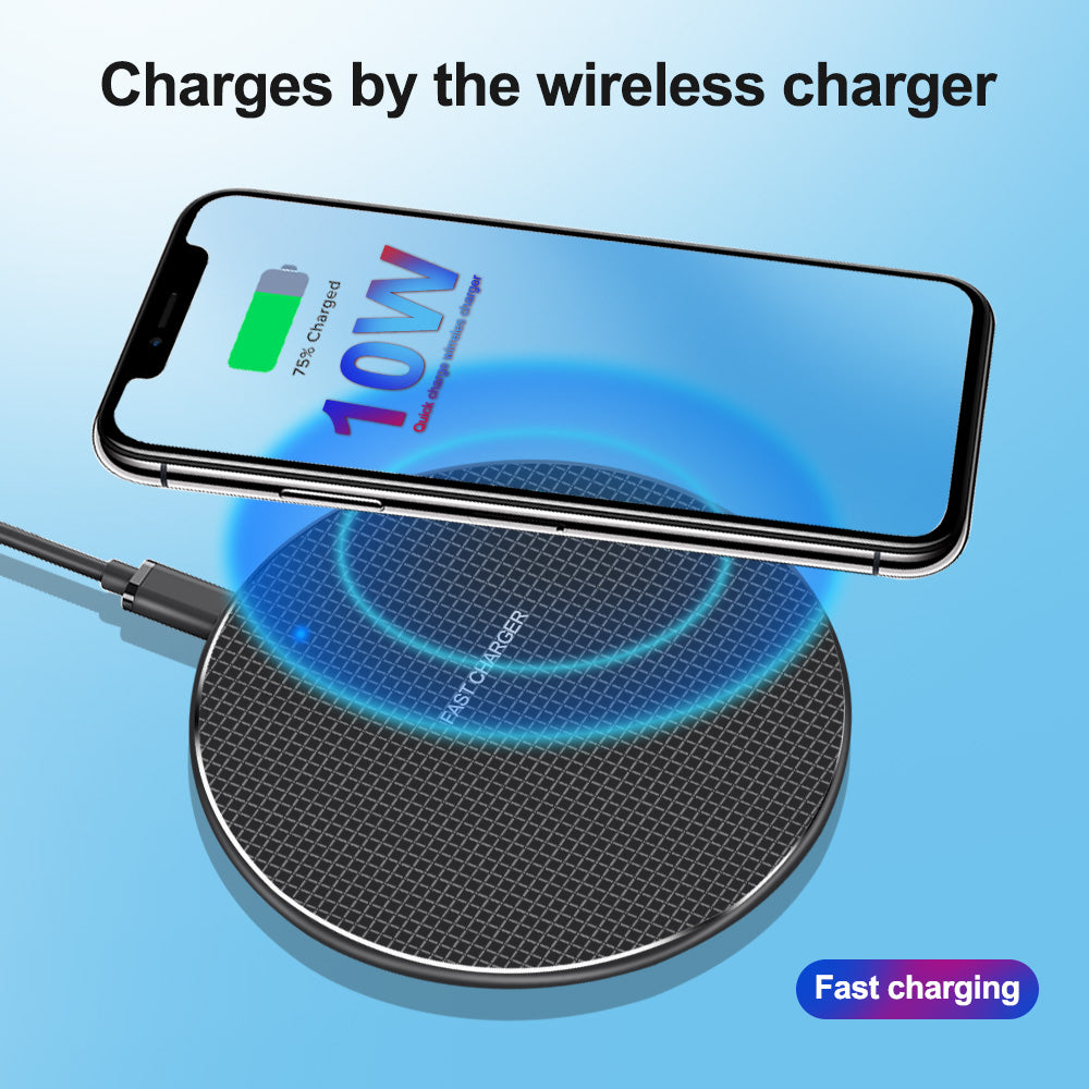 Ultra-thin round wireless charging fast charging base