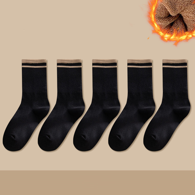 Boneless Exercise Pile Stockings For Women