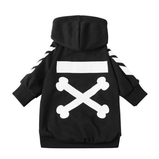 Winter dog jacket hood