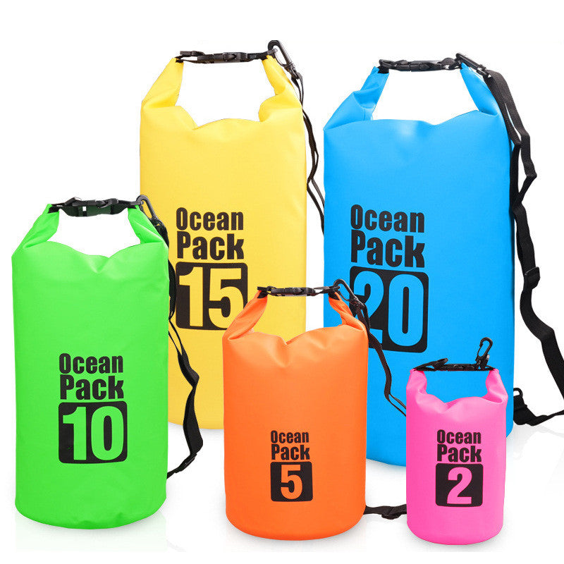 Bolsa seca impermeable resistente al agua, bolsa de almacenamiento, bolsa para natación, kayak al aire libre, canoa, senderismo en río, canotaje