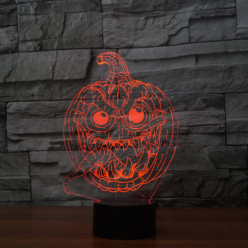 3D lights LED colorful pumpkin lights