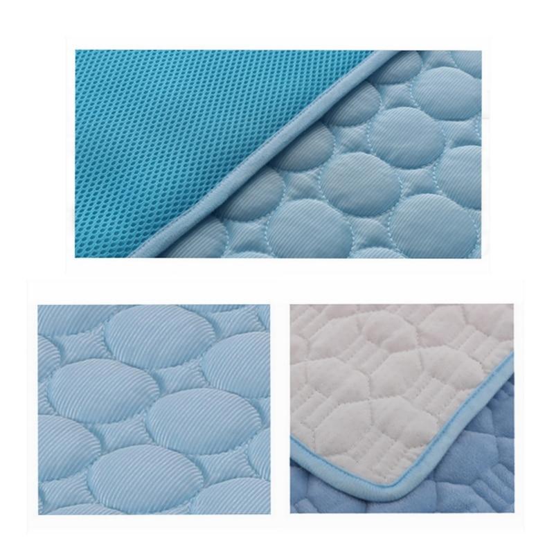 Pet Dog Cat Ice Silk Cold Nest Pad For Cooling In Summer