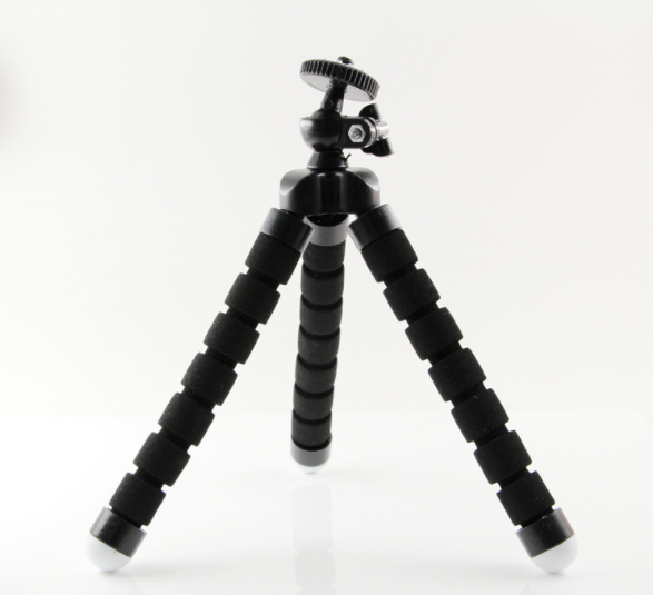 Compatible con Apple, teléfono móvil Mini trípode Pulpo Flexible Soporte para Smartphone Soporte de Clip Estabilizador de Montaje Agarre de vídeo Monopie Mesa Gorillapod