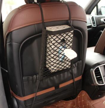 Auto elástico universal del organizador de alquiler de la red de Seat de la barrera del perro en el asiento trasero para el almacenamiento