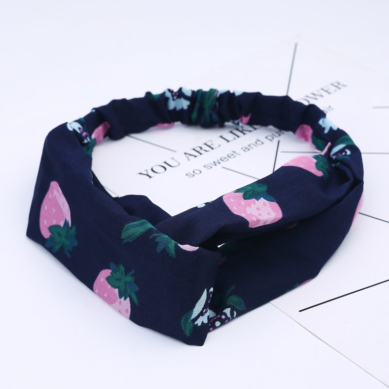 Chiffon silk headband ladies headband