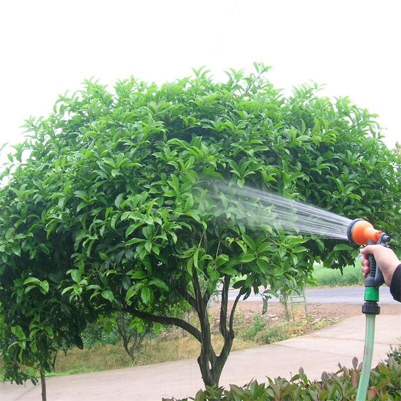 Boquilla de manguera para pistola de agua de jardín, 8 patrones, multifuncional, uso doméstico o en coche, rociador de agua para lavado de patio, boquilla de tubo, herramientas para rociar