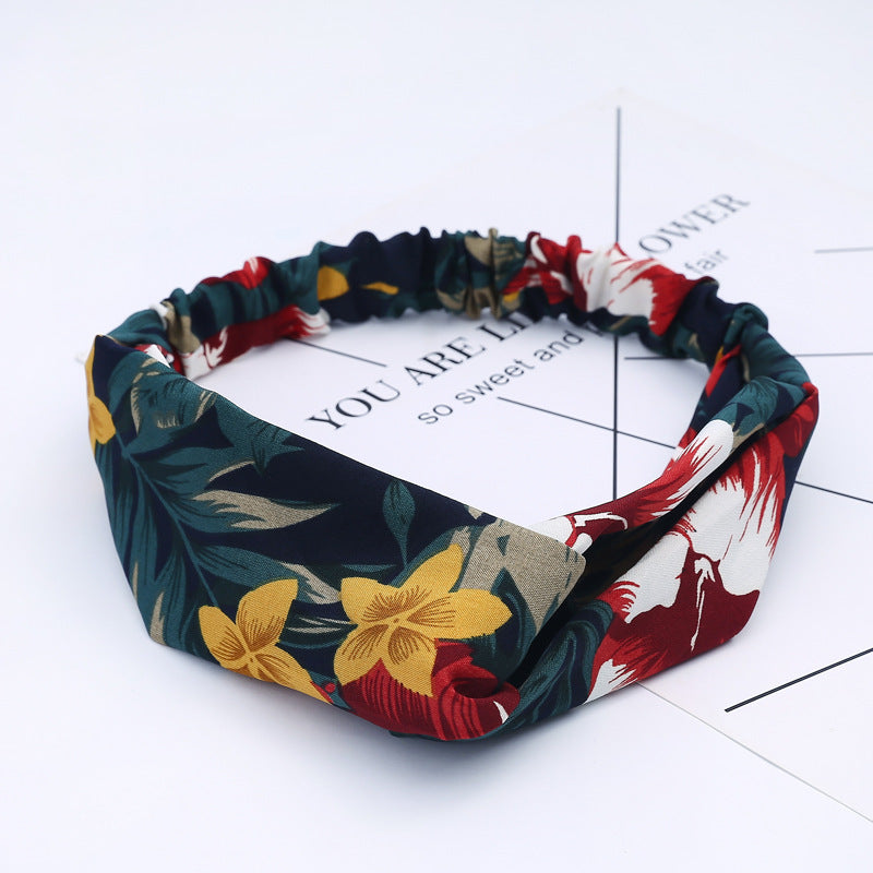 Chiffon silk headband ladies headband