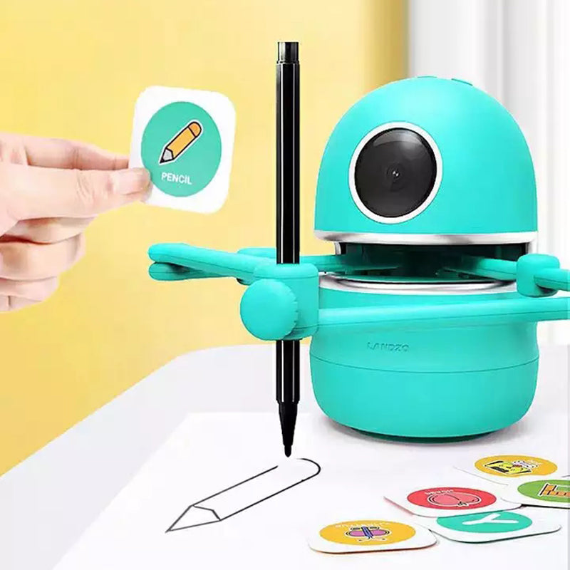 Pintura Robot Guardería Niños Estudiantes