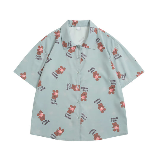 Summer loose student shirt