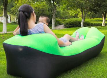 Sofá de aire al aire libre, saco de dormir de hinchado rápido, tumbona para colgar en la playa, cama de aire plegable, saco de dormir, sofá perezoso