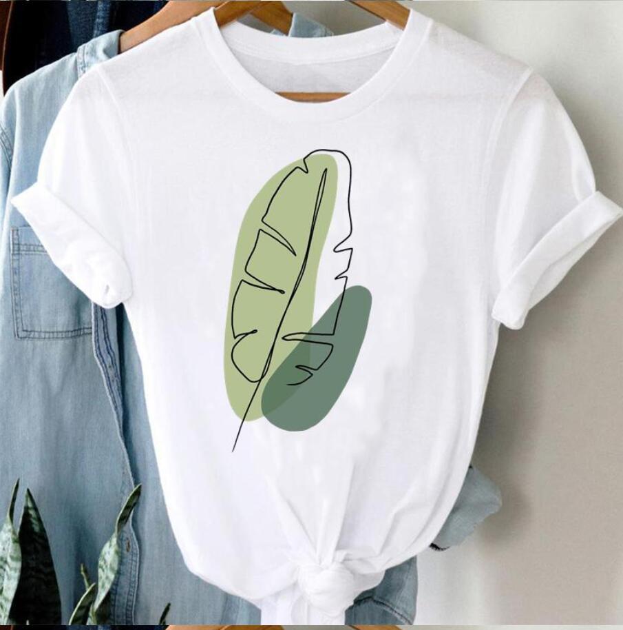 Women's Printed Cartoon Casual T-shirt