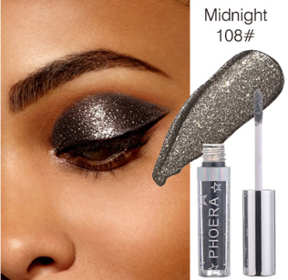 PHOERA Magnificent Metals Sombra de ojos líquida con brillo y brillo, 12 colores