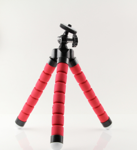 Compatible con Apple, teléfono móvil Mini trípode Pulpo Flexible Soporte para Smartphone Soporte de Clip Estabilizador de Montaje Agarre de vídeo Monopie Mesa Gorillapod