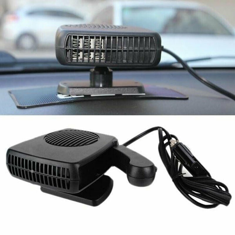 Portable Auto Car Heater Fan Air Cooler Windscreen Demister Defroster Heating Fan