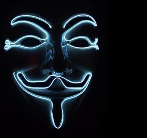 New LED Guy Fawkes Mask