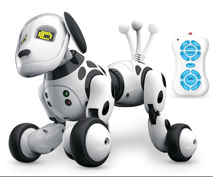 Juguete electrónico para mascotas con Control remoto eléctrico, Perro Robot inteligente, inteligente para niños