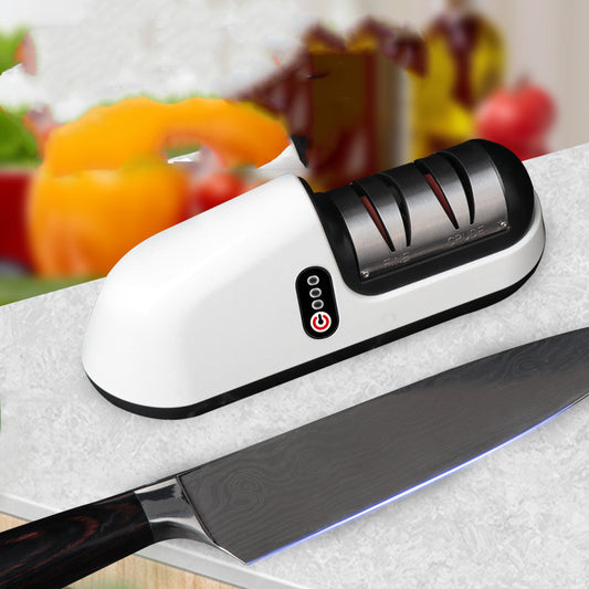 Professional Knife Sharpener Quick Professional 3 Stages Sharpener Knife Sharpening Tools For Flat Knives and Straight Knife