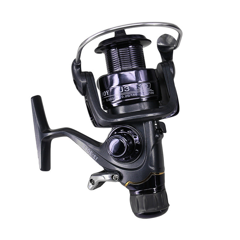 Front And Rear Brake Carp Wheel Spinning Type Fishing Gear